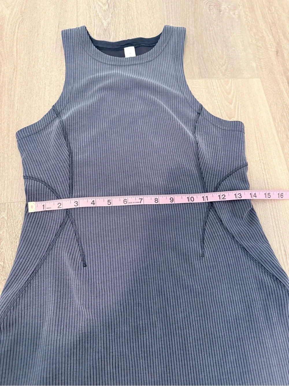 lululemon athletica Navy Ribbed Sleeveless Shift Dress